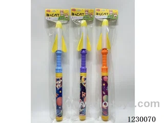 61CM Rocket Launcher with Flashlight (3x1.5V AG3 Button Batteries)