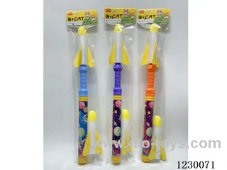 61CM Rocket Launcher with Flashlight (3x1.5V AG3 Button Batteries)