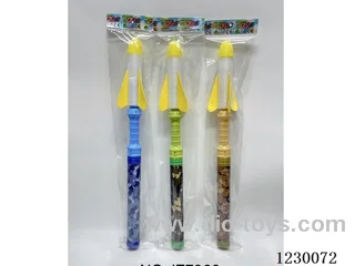 61CM Rocket Launcher with Flashlight (3x1.5V AG3 Button Batteries)