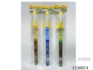 61CM Rocket Launcher with Flashlight (3x1.5V AG3 Button Batteries)