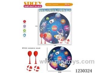 Space Exploration 28CM Sticky Ball Dart Target