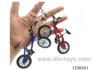 1:64 Free Wheel Alloy Bicycle Key Chain