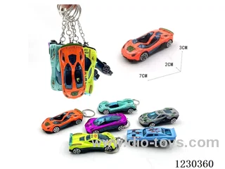 1:64 Free Wheel Alloy Racing Car Key Chain