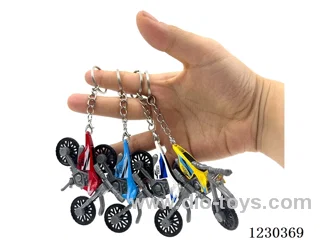 1:64 Free Wheel Alloy Motorcycle Key Chain