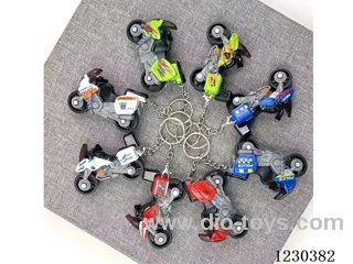 1:64 Free Wheel Alloy Motorcycle Key Chain
