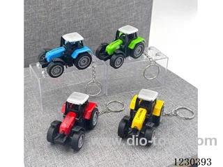 1:60 Free Wheel Alloy Farmer Truck Key Chain