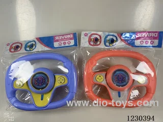 Steering wheel+suction cup W L/M 2 colors