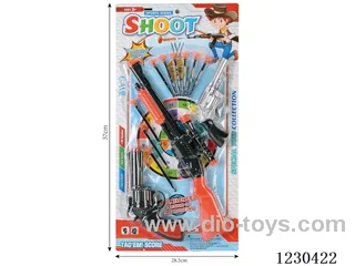 Rifle + Large Revolvers Needle Gun Shooting Set