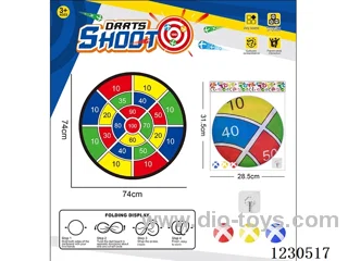 Digital Foldable Dartboard Sticky Ball Fabric Dartboard 74CM (Customizable Design)