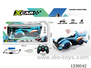 10ch Double Spray Formula Drift RC Car W L/M (Battery Included Blue/Red)