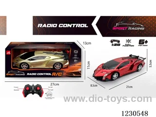 1:20 Lamborghini 4ch RC Car (battery not included) (red/yellow)