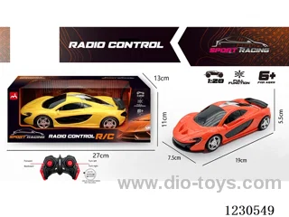 1:20 McLaren 4ch RC Car (battery not included) (red/yellow)