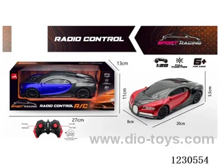 1:20 Bugatti 4ch RC Car (battery not included) (red/blue)