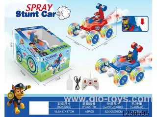rc stunt car with spray included battery