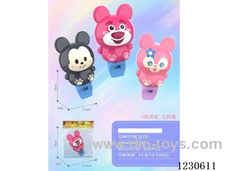 10*5.5 Disney doll whistles, 3 types mixed