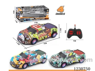 27MHZ 1:24 4ch Pickup Truck Alloy RC Car with Lights, Battery Not Included