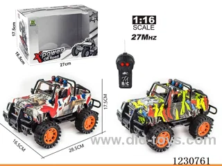 27MHZ 1:16 2ch RC Land Rover Convertible Racing Car (battery not included)