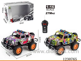 27MHZ 1:16 2ch RC Land Rover Convertible Racing Car (battery not included)