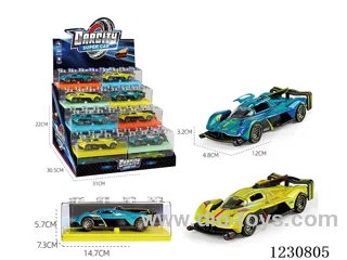 1:36 pull back alloy car 2 colors mixed 32PCS
