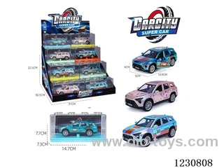 1:36 pull back alloy car 3 colors mixed 24PCS