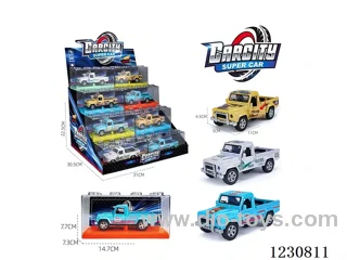 1:36 pull back alloy car 3 colors mixed 24PCS