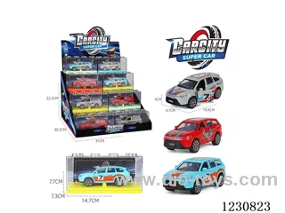 1:36 pull back alloy car 24PCS