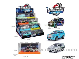 1:36 pull back alloy car 24PCS