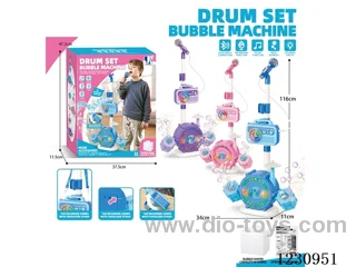 Microphone Bluetooth Music Drum Bubble Machine