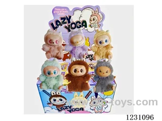 6-inch plush rubber LABUBU doll blind box (multi-style mix)
