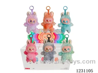 6-inch plush rubber LABUBU doll blind box (multi-style mix)