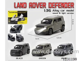 1:36 pull back alloy car W L/M