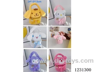 24x15x13 cm Plush Bags (6 styles, mixed/single style)