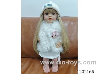 55cm Reborn Doll Soft Rubber High Simulation Baby Doll - Intelligent Dialogue Model with Gravity Sensing
