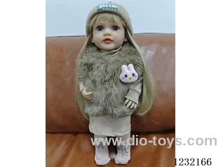 55cm Reborn Doll Soft Rubber High Simulation Baby Doll - Intelligent Dialogue Model with Gravity Sensing