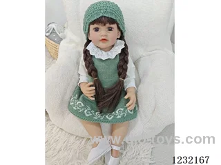 55cm Reborn Doll Soft Rubber High Simulation Baby Doll - Intelligent Dialogue Model with Gravity Sensing