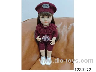 55cm Reborn Doll Soft Rubber High Simulation Baby Doll - Intelligent Dialogue Model with Gravity Sensing