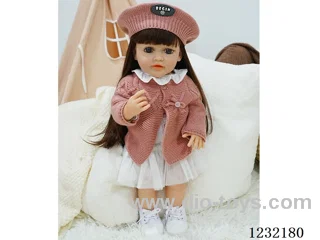 55cm Reborn Doll Soft Rubber High Simulation Baby Doll - Intelligent Dialogue Model with Gravity Sensing