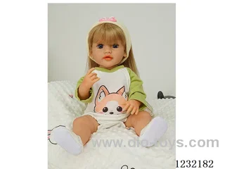55cm Reborn Doll Soft Rubber High Simulation Baby Doll - Intelligent Dialogue Model with Gravity Sensing