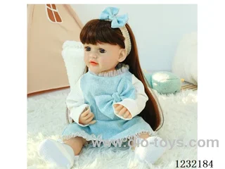 55cm Reborn Doll Soft Rubber High Simulation Baby Doll - Intelligent Dialogue Model with Gravity Sensing