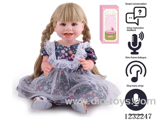 55CM Reborn Doll Advanced Painting Craftsmanship (Wig) Full Body Soft Rubber/Baby Bottle/Magnetic Pacifier/Diaper/Birth Card/Language Dialogue/Repeat Function