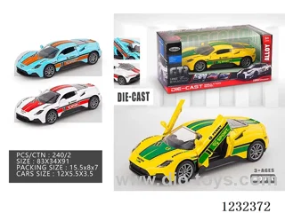 1:32 pull back alloy car (openable door)