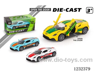 12CM pull back alloy car (openable door)