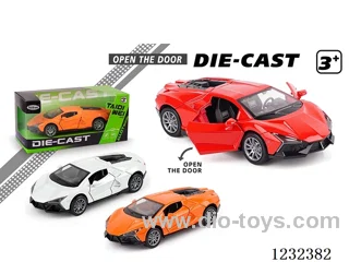 12CM pull back alloy car (openable door)