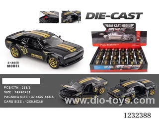 1:32 pull back alloy car (openable door)