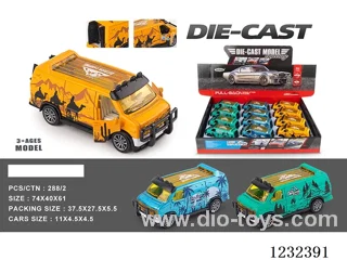 1:32 pull back alloy car (openable door)