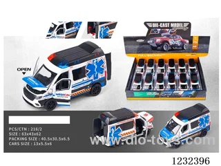 1:32 pull back alloy car