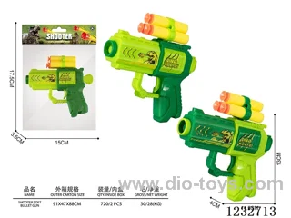 Dinosaur EVA Soft Gun + 3 Soft Bullets (6CM)