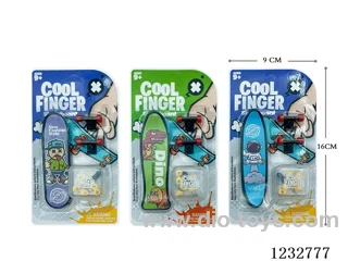 Cartoon character dinosaur finger skateboards