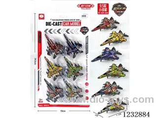 6 pull back alloy planes (tin car simulation fighter jet graffiti model)