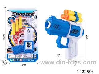 EVA soft bullet gun + 3 soft bullets (6CM)